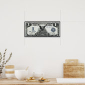 SILVER-CERTIFICAAT VOOR 1899-REEKS POSTER (Keuken)