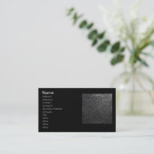 Silver Chainmail tile 196 Visitekaartje (Staand voorkant)