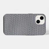Silver Chainmaille iPhone Hoesje (Achterkant horizontaal)