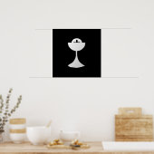 Silver Chalice en Host Poster (Keuken)