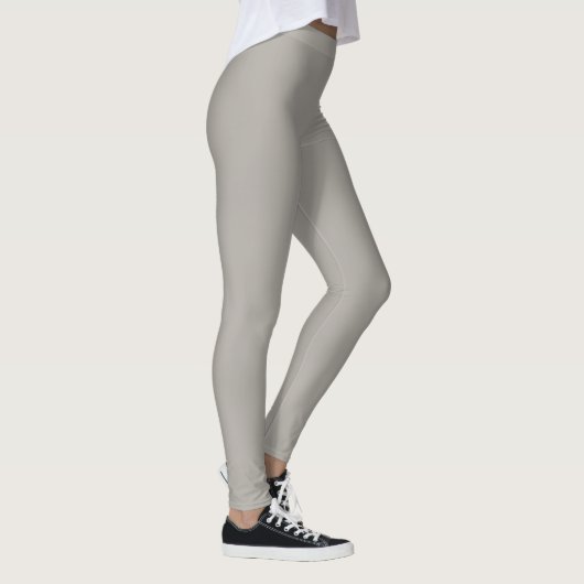 Silver Chalico Solid Plain Color Leggings (Rechts)