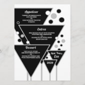 Silver Champagne, Menu Eve Party (Nieuwjaar) (Achterkant)