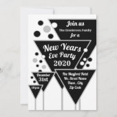 Silver Champagne, nieuwjaarsfeest Kaart (Voorkant)