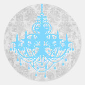 Silver Chandelier Breeze Stickers (Voorkant)