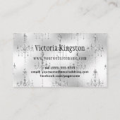 Silver Chandeliers Event Planner Visitekaartje (Achterkant)