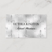 Silver Chandeliers Event Planner Visitekaartje (Voorkant)