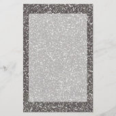 Silver Charcoal Texture Decor Briefpapier (Voorkant)