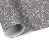Silver Charcoal Texture Decor Cadeaupapier (Rol Hoek)