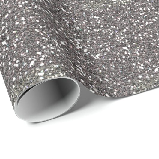 Silver Charcoal Texture Decor Cadeaupapier (Rol Hoek)