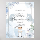 Silver Charro 3 anos Presentation Welkomstteken Poster (Voorkant)