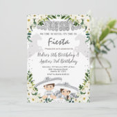 Silver Charro Boy and Girl Sibling Birthday Kaart (Staand voorkant)