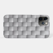 Silver Checkers Hoesje-Mate iPhone Case (Achterkant (horizontaal))