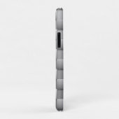 Silver Checkers Hoesje-Mate iPhone Case (Achterkant/rechts)