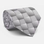 Silver Checkers Stropdas (Opgerold)
