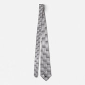 Silver Checkers Stropdas (Achterkant)