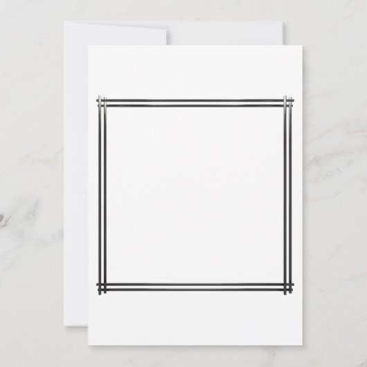 Silver Chic Lijst 50 en verbluffend Birthday Kaart (Achterkant)