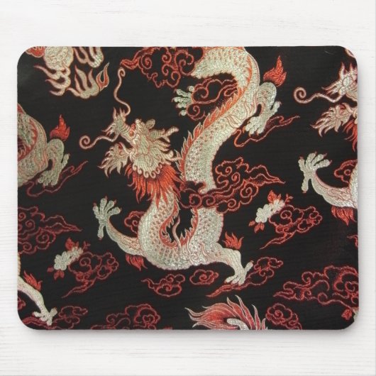 Silver Chinese Dragon Muismat (Voorkant)