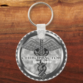 Silver Chiropractor Sleutelhanger