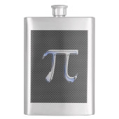 Silver Chrome als PI-symbool op koolstofvezel afdr Flacon (Voorkant)