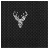 Silver Chrome Deer op de stijlpagina van de koolst Stof (Close Up)