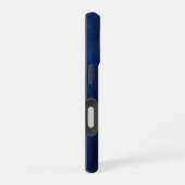 Silver Chrome Geometric Eagle Head Blue Python  iPhone 16 Hoesje (Rechterkant)