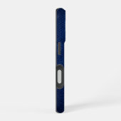 Silver Chrome Geometric Lion Blue Python iPhone 16 Hoesje (Rechterkant)