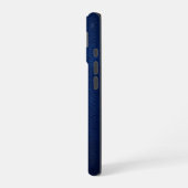 Silver Chrome Geometric Tiger Blue Python iPhone  16 Hoesje (Linkerkant)