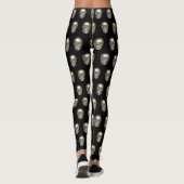 Silver Chrome Skull Leggings (Achterkant)