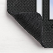 Silver Chrome Virgo Zodiab Sign on slangenhuid Muismat (Hoek)