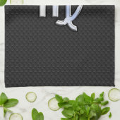 Silver Chrome Virgo Zodiab Sign on slangenhuid Theedoek (Gevouwen)