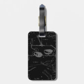 Silver Chrome zoals de dierentuin van de galg op H Bagagelabel (Achterkant verticaal)