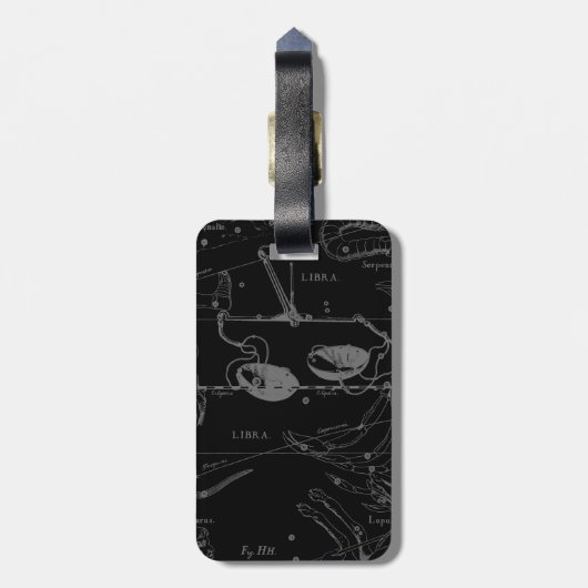 Silver Chrome zoals de dierentuin van de galg op H Bagagelabel (Achterkant verticaal)