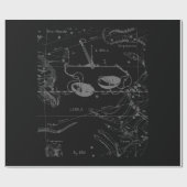 Silver Chrome zoals de dierentuin van de galg op H Cadeaupapier (Vlak)