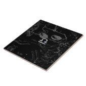 Silver Chrome zoals de dierentuin van de galg op H Tegeltje (Zijkant)