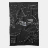 Silver Chrome zoals de dierentuin van de galg op H Theedoek (Verticaal)