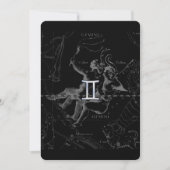 Silver Chrome zoals Gemini Zodiac Sign on Hevelius (Voorkant)