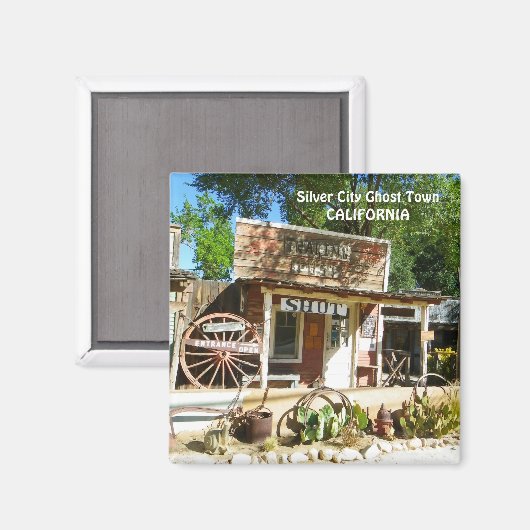 Silver City Ghost Town magneet! Magneet (Voorkant / Achterkant)