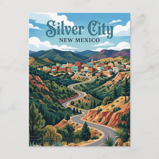 Silver City USA Briefkaart (Voorkant)