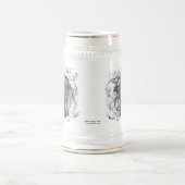 "Silver Claddagh Cross" Bierpul (Center)