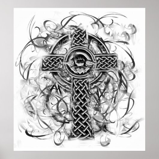 "Silver Claddagh Cross" Sarah Doherty 2008 Poster (Voorkant)