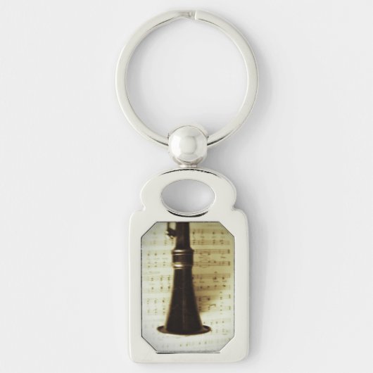  Silver Clarinet Sleutelhanger (Voorkant)