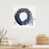 Silver Clarity, Enso Poster (Keuken)