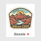 Silver Cliff, Colorado Sticker (Vel)