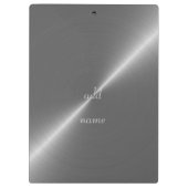 Silver Clipboard Klembord (Achterkant)