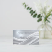 Silver Cloth Classic Visitekaartje (Staand voorkant)