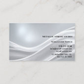 Silver Cloth Classic Visitekaartje (Achterkant)