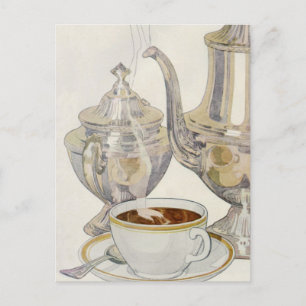  Silver Coffee-service Briefkaart