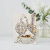 Silver Coffee-service Briefkaart (Staand voorkant)