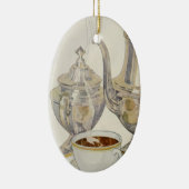Silver Coffee-service Keramisch Ornament (Rechts)