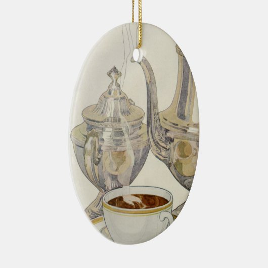  Silver Coffee-service Keramisch Ornament (Rechts)